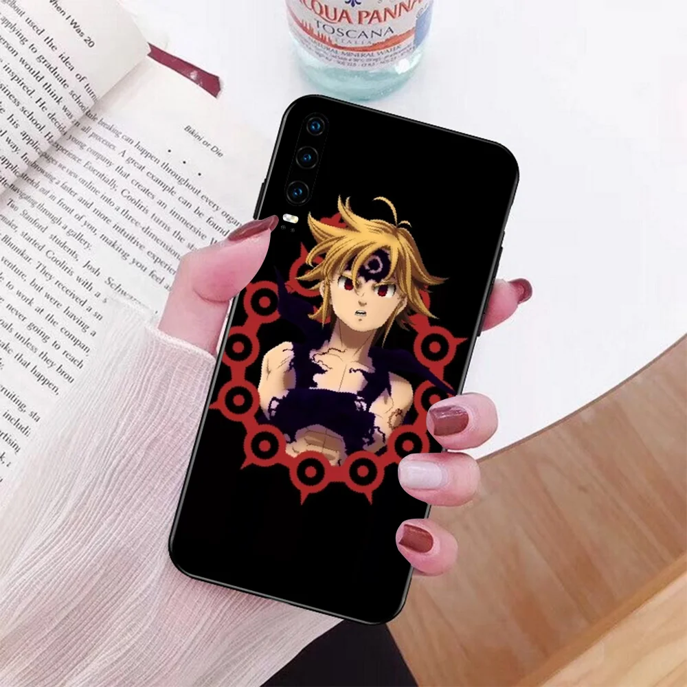 

NBDRUICAI Seven Deadly Sins Soft Silicone Black Phone Case for Huawei 10 lite P20 pro lite P30 pro lite mate 20 honor 9x pro