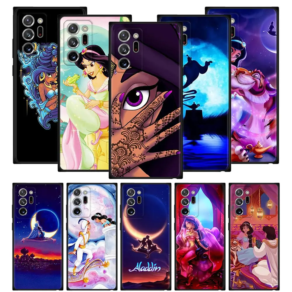 

Защитный силиконовый мягкий чехол Aladdin для принцессы жасмин для Samsung Note S20 Ultra 5G 10 9 8 S21 Plus 10 Lite S21 FE
