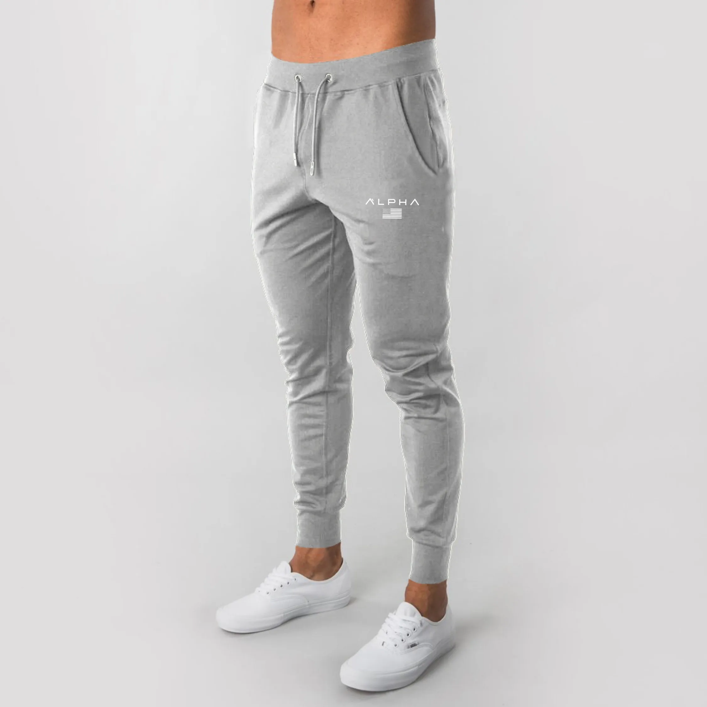 Men Run Sports Joggers Pants Male Sportswear Bottoms Skinny Sweatpants men Workout Trousers Gym Fitness Bodybuilding Track | Спорт и