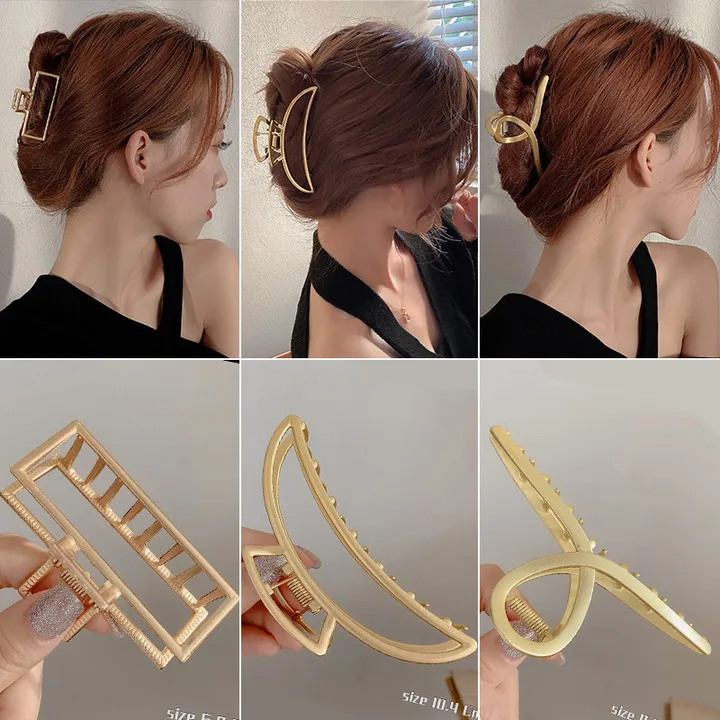 

Заколка-пряжка для волос в южнокорейском стиле, элегантный изящный зажим для волос в форме акулы, заколка для волос