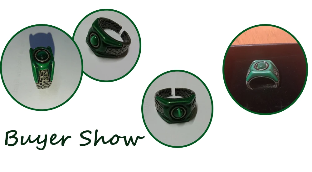 XCOSER нежный зеленый фонарь Hal Jordan кольцо зеленый медное кольцо аксессуары для косплея Хэллоуин косплей костюм реквизит Рождественский подарок