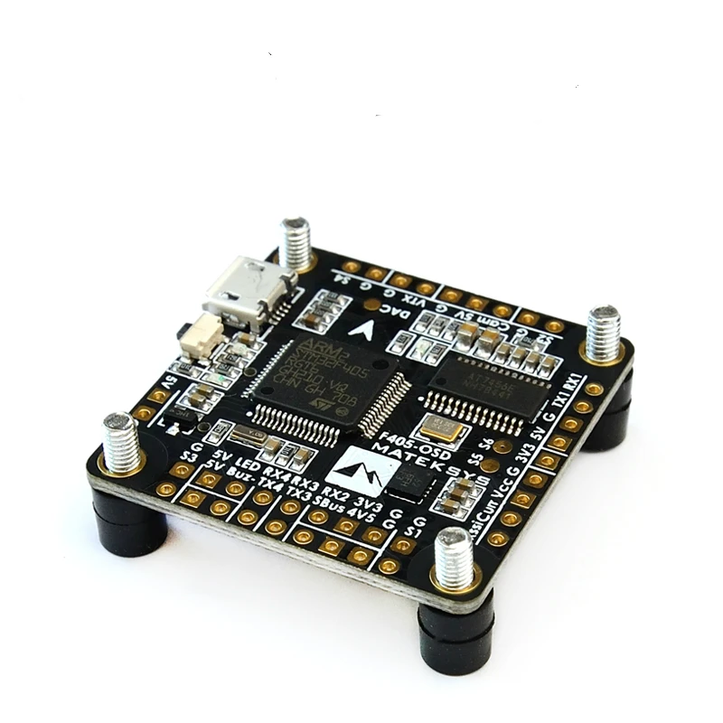 Контроллер полета Matek STM32F405 Betaflight Инвертер OSD MicroSD Blackbox для RC FPV Racing свободный стиль