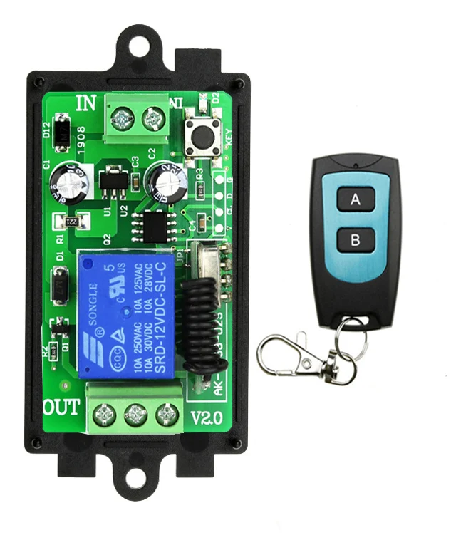 Универсальный беспроводной пульт дистанционного управления DC 12 В 24 1CH