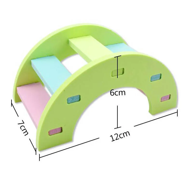 Хомяк Игрушка лестница для хомяка Радуга мост игрушки домашних животных