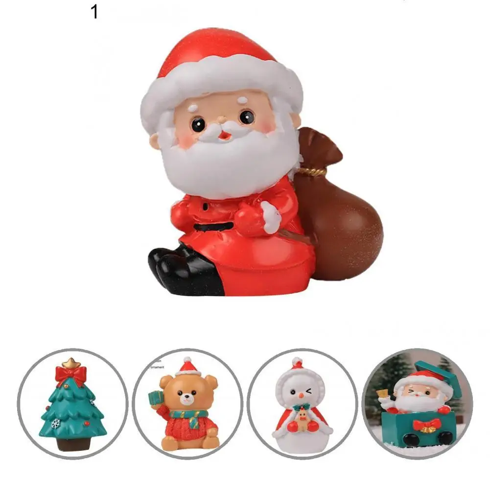 

Подарочная Миниатюрная игрушка Санта Клаус Снеговик Медведь Анти-деформация