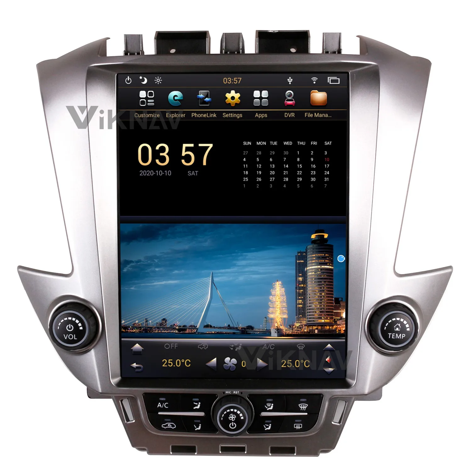 Автомобильный мультимедийный плеер Android Radio для Chevy Tahoe Suburban GMC Yukon 2015-2021, 2 DIN автомобильный стереоприемник PX6 с навигацией GPS.