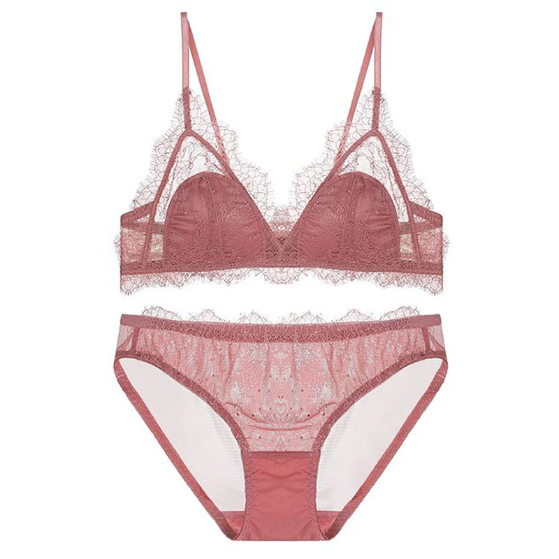 Сказать утро Для женщин нижнее белье наборы бюстгальтер + трусы сексуальное