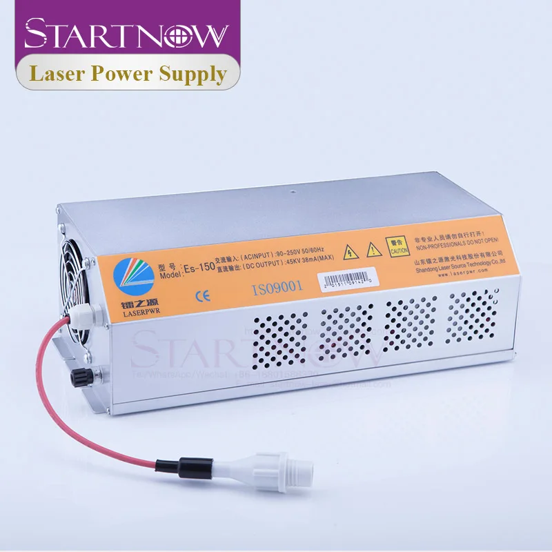 Startnow HY ESA150 лазерный Питание для 150 180W CO2 отрезной станок лазерной трубки серии ES 110V