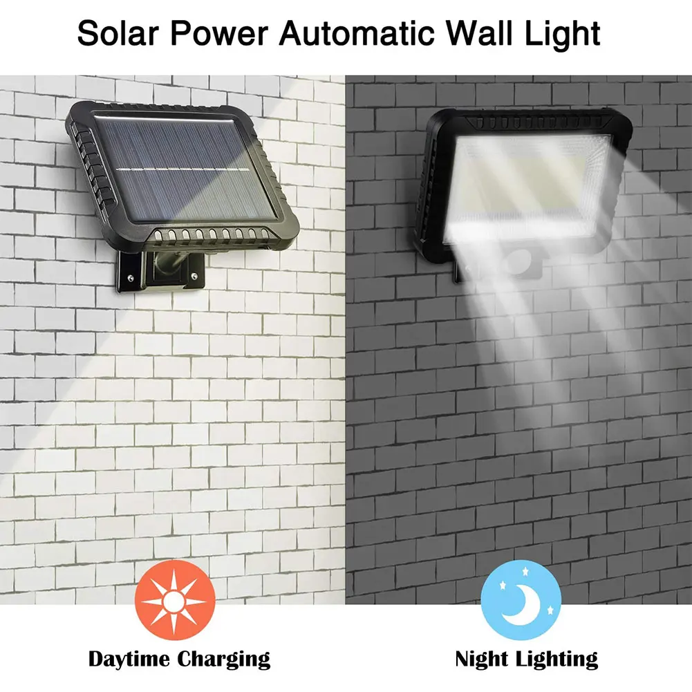 

100/120LED Solar Light Waterproof Emergency Street Garden Porch Light Outdoor Motion Sensor Rechargeable Solar Wall Light