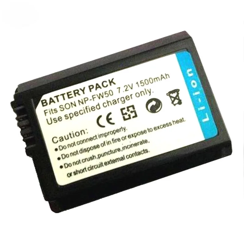 7 2 V 1500 мА/ч NP-FW50 NPFW50 Камера Батарея + USB Зарядное устройство для Sony Alpha a6500 a6300 a6000 a5000