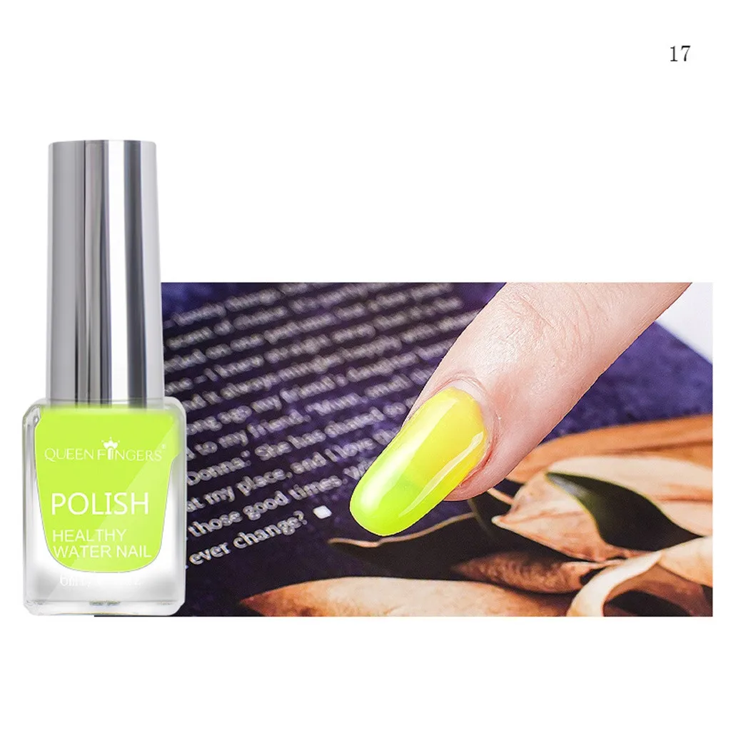 17 25 цветов Отшелушивающий лак для ногтей Vernis Ongle Lakiery Hybrydowe на водной основе чистый телесный серебряный цвет Лак Блеск для ногтей H7 - Цвет: 17