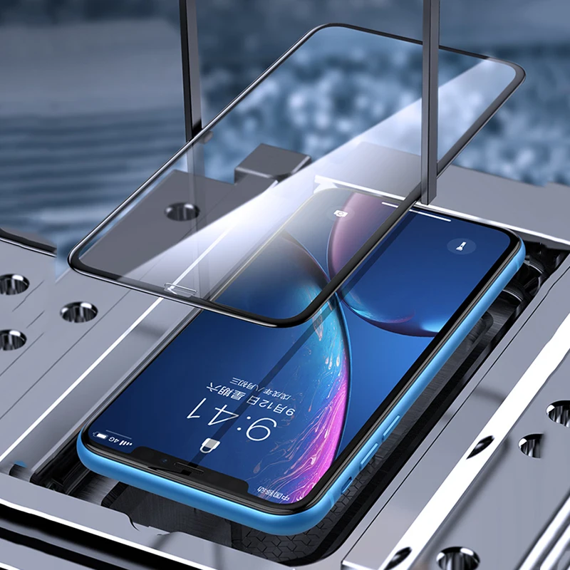 RDCY 6D полное покрытие закаленное стекло для iPhone 11 XS XR MAX клеевое Защитное 12 6 1
