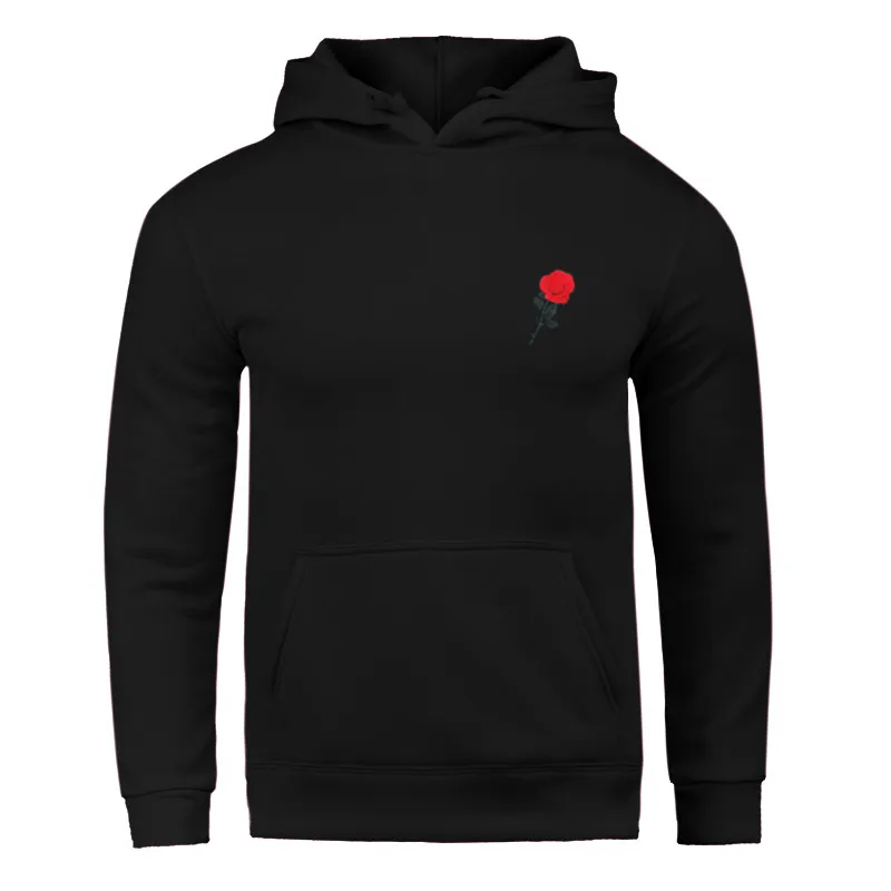 BLACK Новая спортивная мужская спортивная одежда, костюмы с капюшоном, Брендовые мужские весенние и осенние и зимние толстовки - Цвет: BLACK
