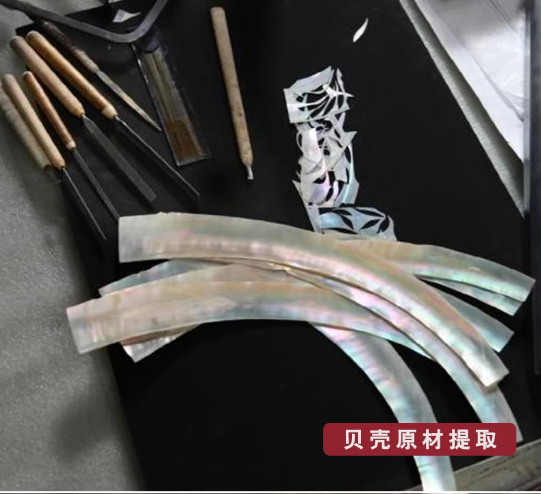 Hand Made Abalone Shell-linlaid Mosaic Jewelry Box Storage Lacquerware Lacquer Arts with Lock 18.2 x 11.2 x 8.6cm Wedding Gift