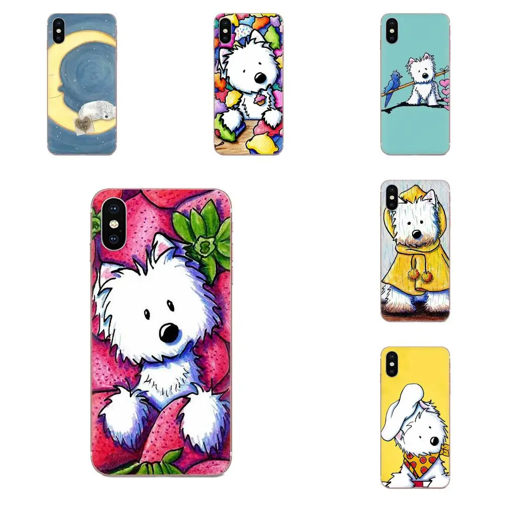 Мультфильм Вест-Хайленд терьер для спортивной камеры Xiao mi 3 4 4C 4i 5 5S 5X6 6X8 SE Pro Lite A1 Max