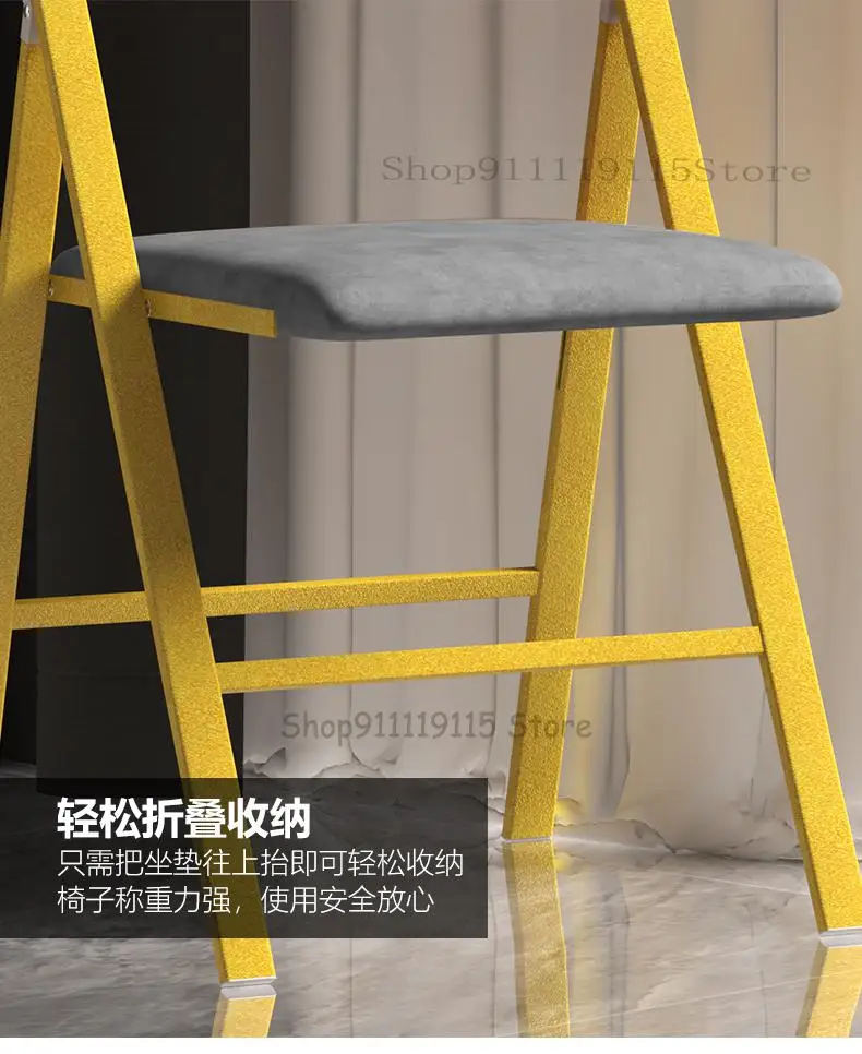 Складной ленивый стул отдыха домашний для столовой провинциальный пространство