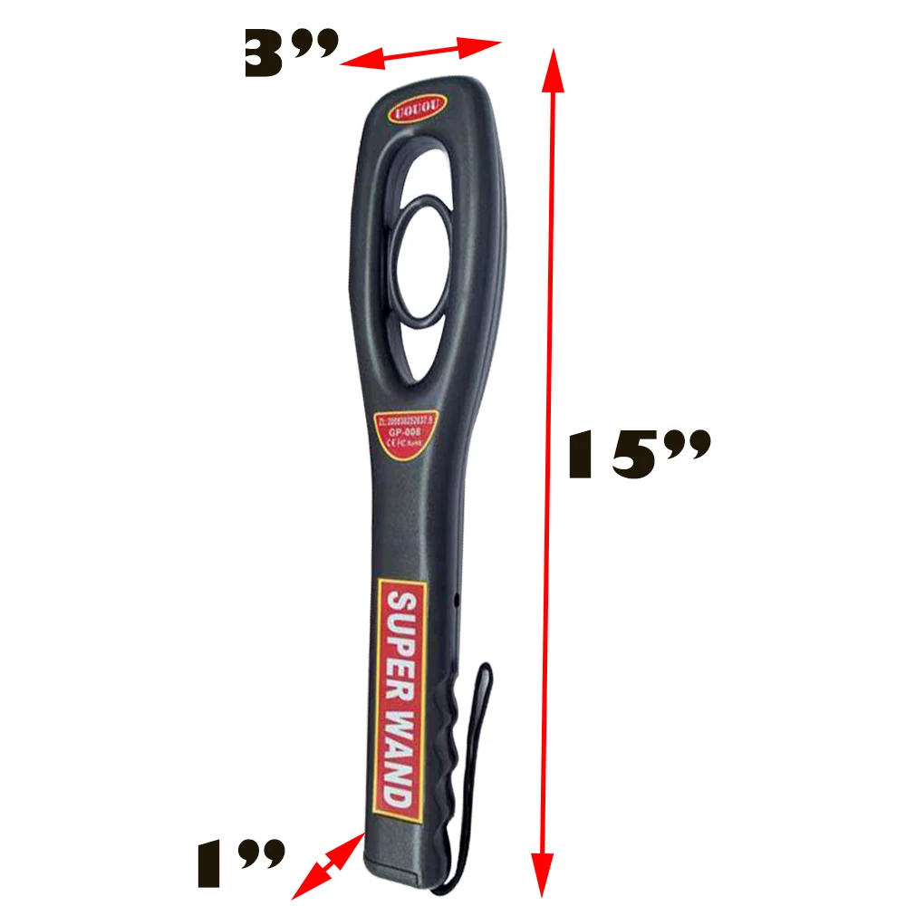 Ручной детектор металла GP-008 высокой точности Мобильная инструмент для