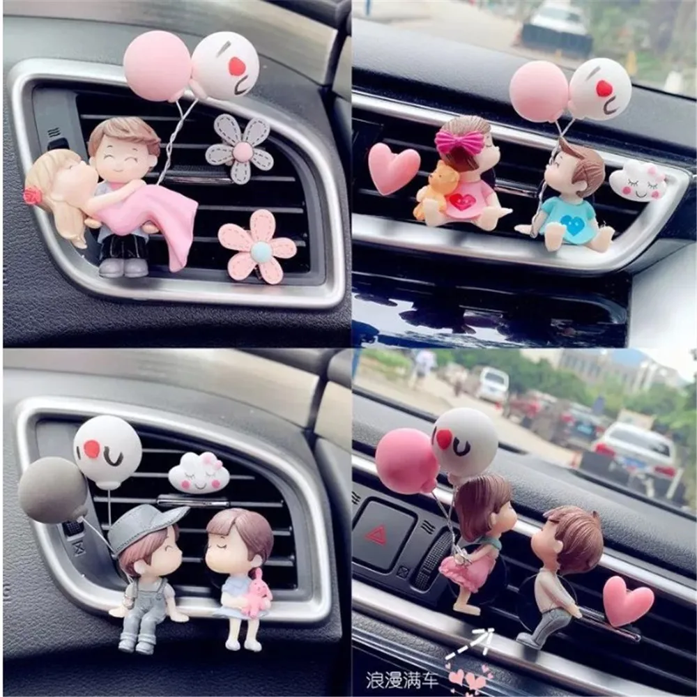С изображением милой пары для девочек и мальчиков автомобиля устанавливаемое на