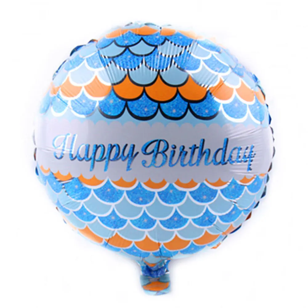 

18inch Happy Birthday Ballon Round Foil Balloons Baby Shower Decorations Anniversaire Helium Air Ball Wedding Party Supplies