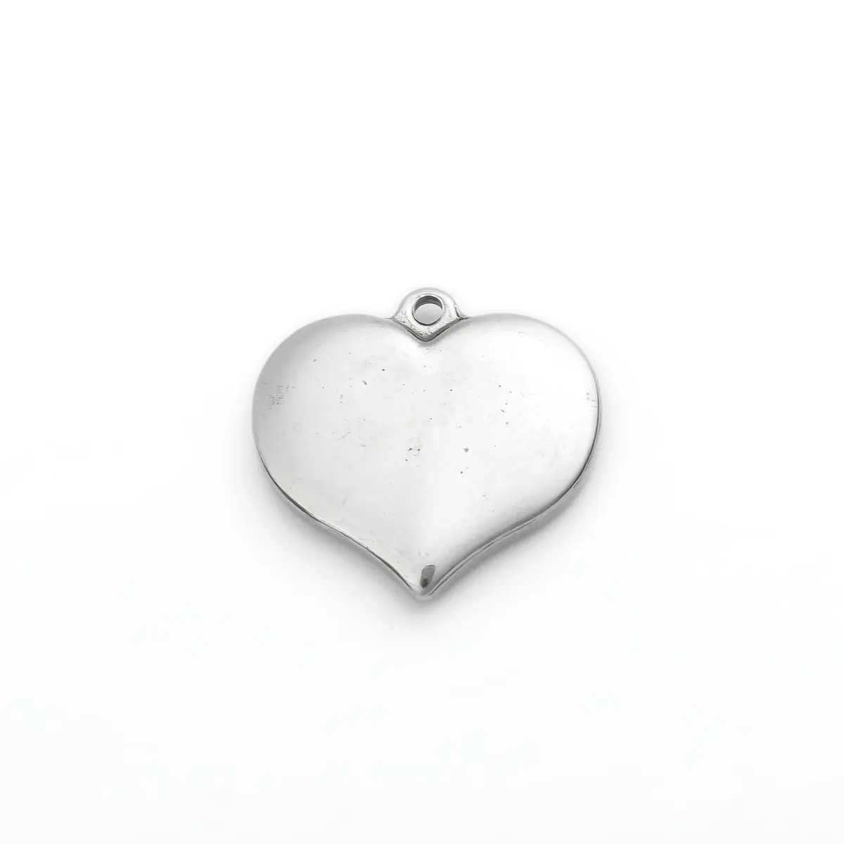 

2 PCs Heart Charms For Women 304 Stainless Steel Charms Silver Jewelry For Diy Jewelry Accessories Elaborate gift 17mm x 16mm
