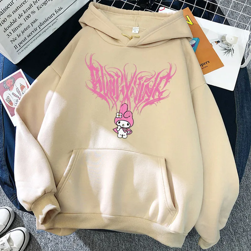 

2021 New Melody Hoodie Japanese Man Kawaii Cute Series Female Casual Wild Couple Large Size Multicolor Sweatshirt