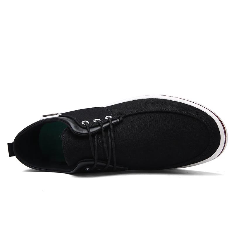 Мужская Повседневная дышащая парусиновая обувь Уличная на плоской подошве