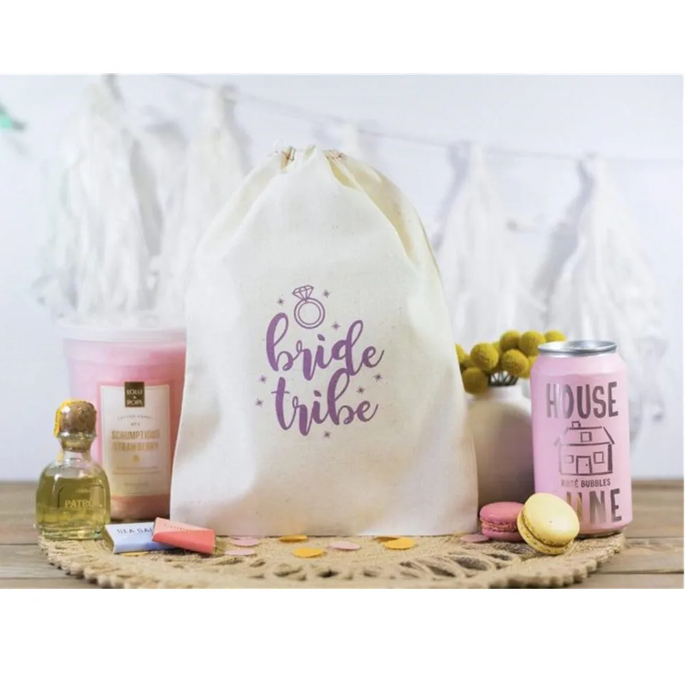 Свадебные украшения на заказ подарочный пакет для подружки невесты 10 шт.