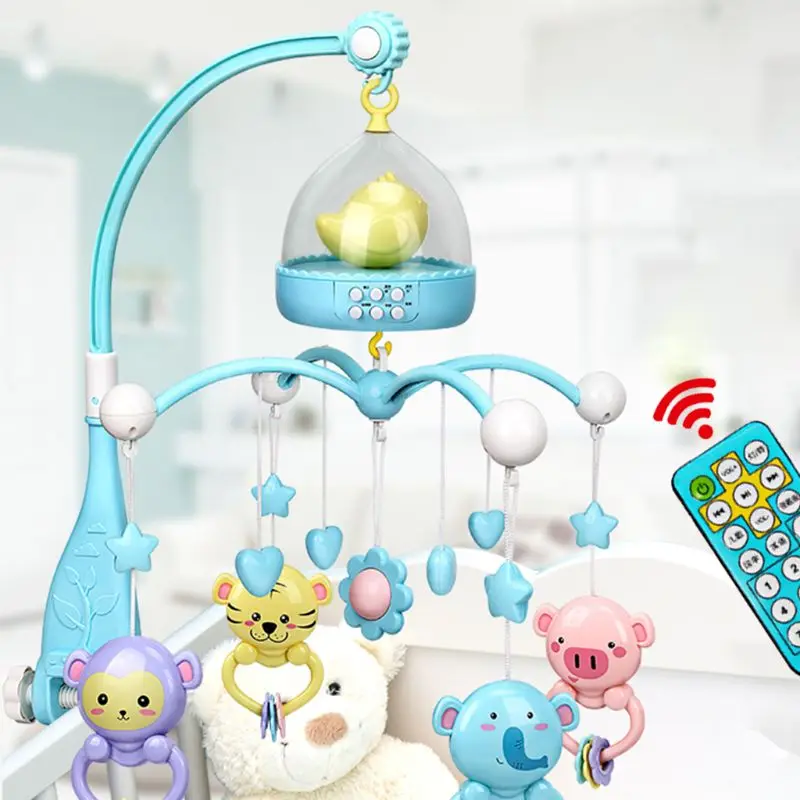 

Baby Musical Crib Rattle Cot Mobile Stars Dreams Light Flash Nusery Lullaby Toy