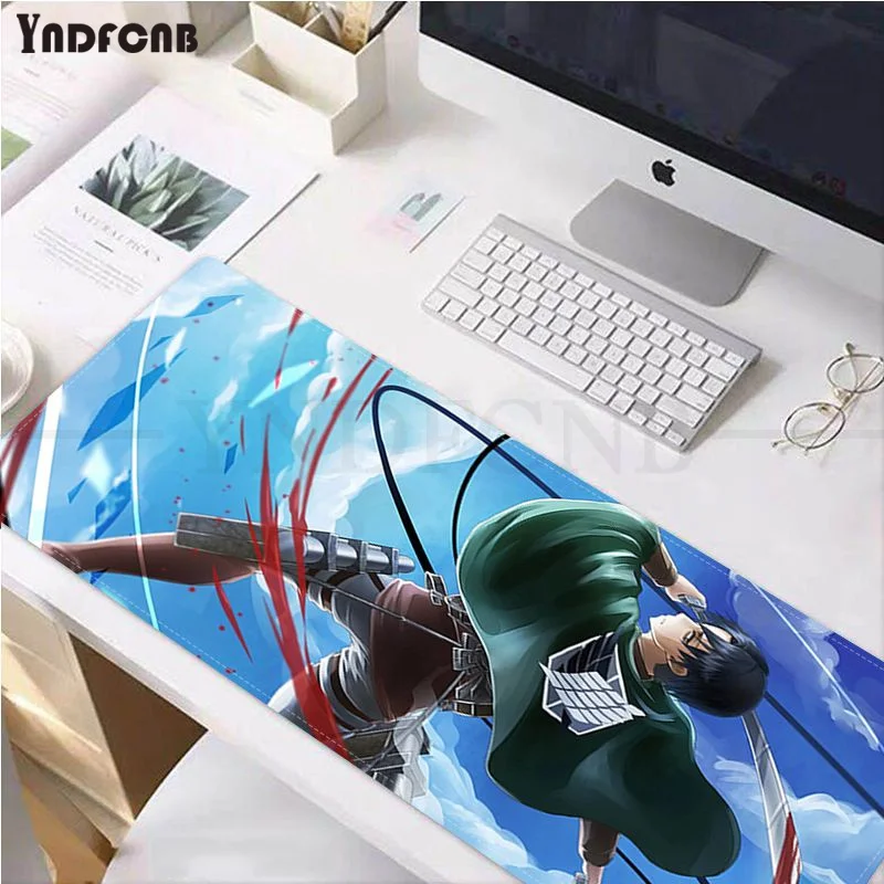 

YNDFCNB ATTACK ON TITAN New Design Rubber PC Computer Gaming mousepad Size for Deak Mat for overwatch/cs go/world of warcraft