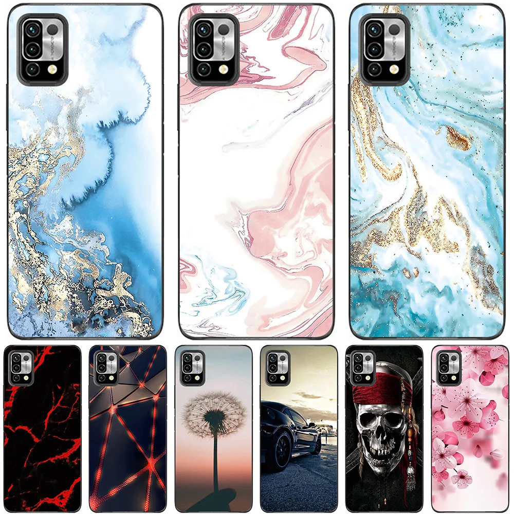 

Чехлы и чехол для телефона UMIDIGI Power 5 2021 6,53 дюймов, Мягкий Силиконовый Модный мраморный чехол для струйной печати