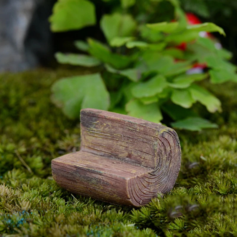 015 1pcs 1.5x2cm 3 шт./компл. Фея садовые стол и стул миниатюрные фигурки пейзаж смолы фигурка для растений бонсай украшения - Цвет: 015 1pcs 1.5x2cm