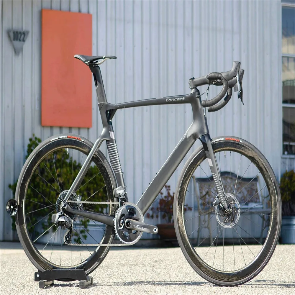 Дисковый диск Concept BOB Carbon Road полный велосипед черный с R7020 groupset 50 мм Колесная пара