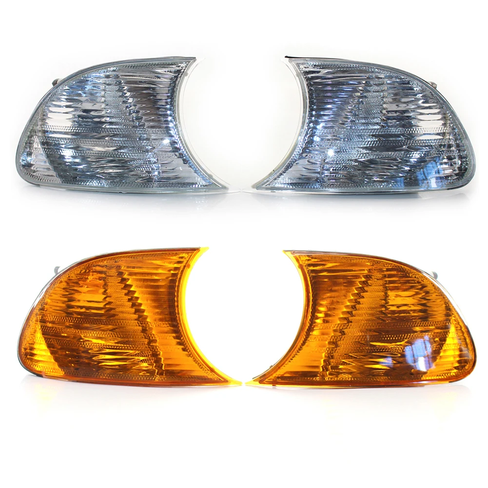 

Автомобильный светодиодный указатель поворота угловой указатель света паркосветильник свет лампа правая левая отделка для BMW E46 325Ci 328Ci 330Ci ...