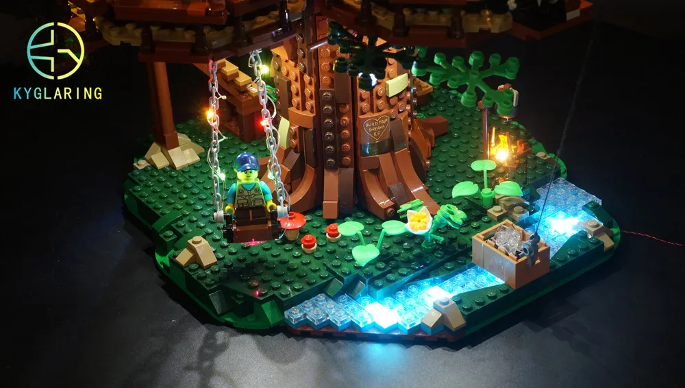 Светильник кой сделай сам 21318 строительные блоки для дома на дереве детские