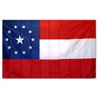 Флаг CSA С звездами и брусками Южной Америки, Первый флаг 11 дюймов, баннер 3x5 футов, 100D 150x90 см, полиэстер, латунные люверсы, флаг на заказ