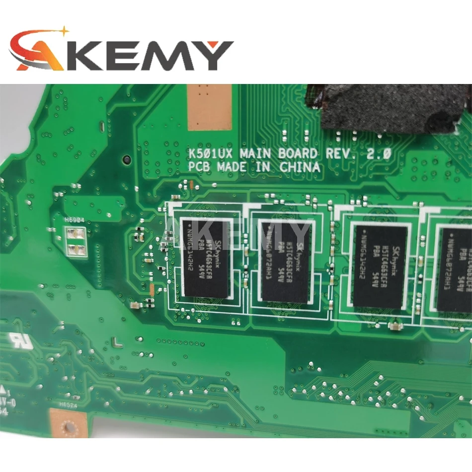 Материнская плата Akemy для ASUS K501UXM K501UW K501UQ K501UX K501U Laotop | Материнские платы ноутбука