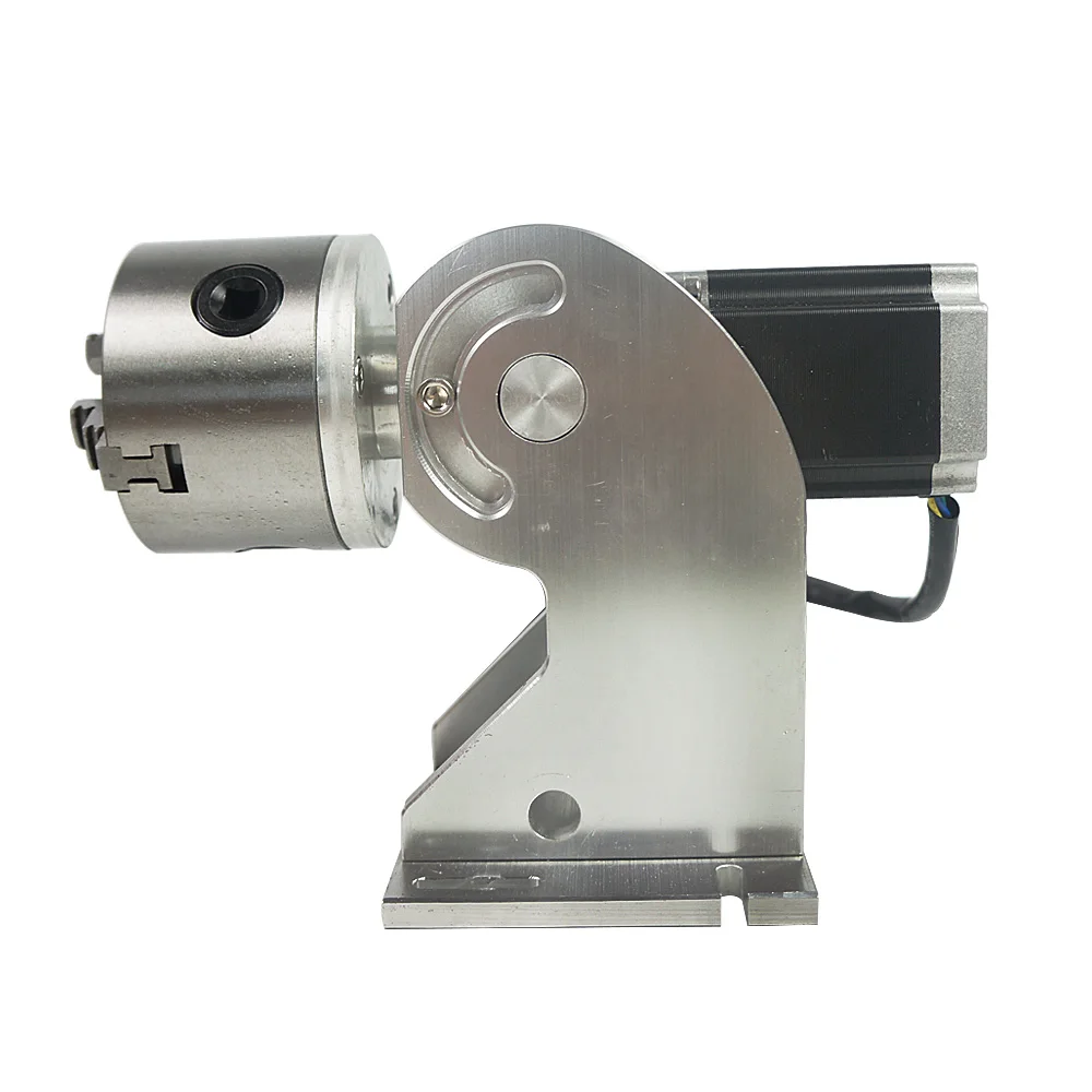 Лазерный гравировальный станок с 3 зажимами и вращающейся осью 80 мм макс. для