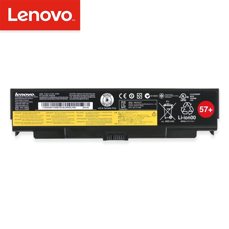 Оригинальный аккумулятор для ноутбука Lenovo ThinkPad T440P T540P W540 L440 L540 45N1144 45N1769 45N1145 45N1148 10