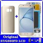 5,1 оригинальный G930F дисплей для Samsung Galaxy S7 дисплей с рамкой G930 G930F ЖК-экран дигитайзер в сборе