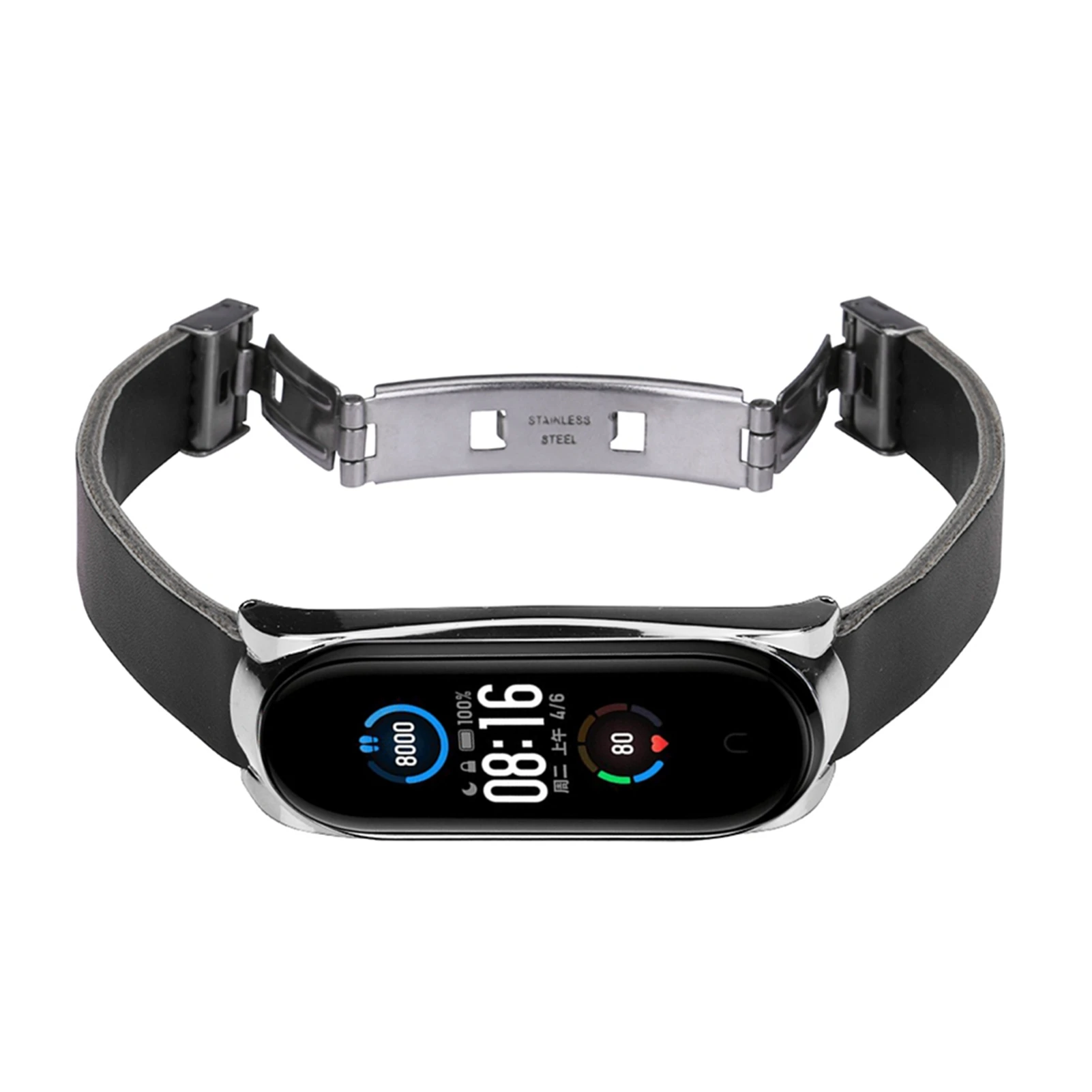 

Vintage Faux Leather Bracelet Strap with Butterfly Buckle for Xiaomi 5/5 NFC