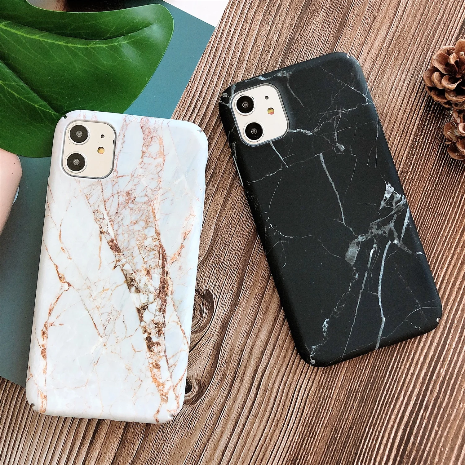Мраморный телефонный чехол LISCN из поликарбоната для iPhone XR 6 6splus 11 11Pro Max 7Plus 8Plus Xs 7 8 X