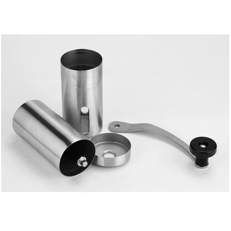 Ручная керамическая кофемолка из нержавеющей стали регулируемая мельница для