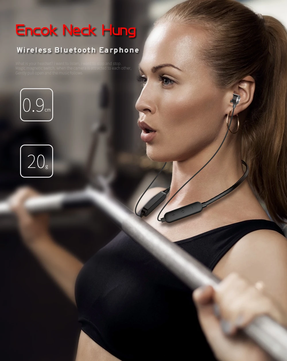 Беспроводные наушники с защитой от пота Bluetooth 4 2 бас стереозвук ударопрочный звук