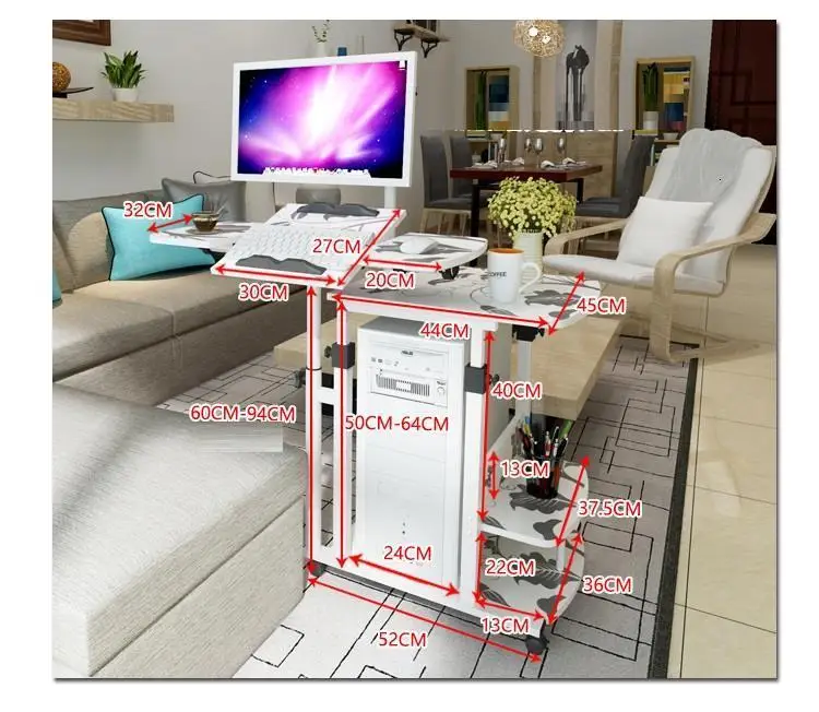 Mueble Малый Escrivaninha Tafelkleed поддержка Ordinateur портативный стоящий Mesa регулируемый стол для компьютера