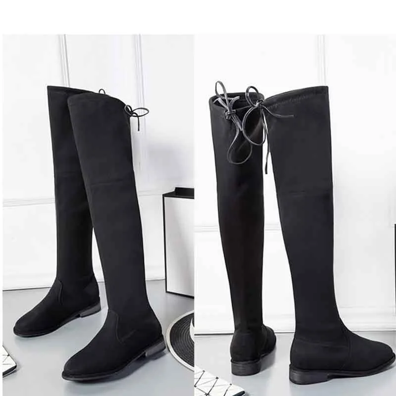 

Sexy Over The Knee Boots Women Female Women Shoes Suede Long Women Boots Winter Fashion Thigh High Boots Winter Shoes