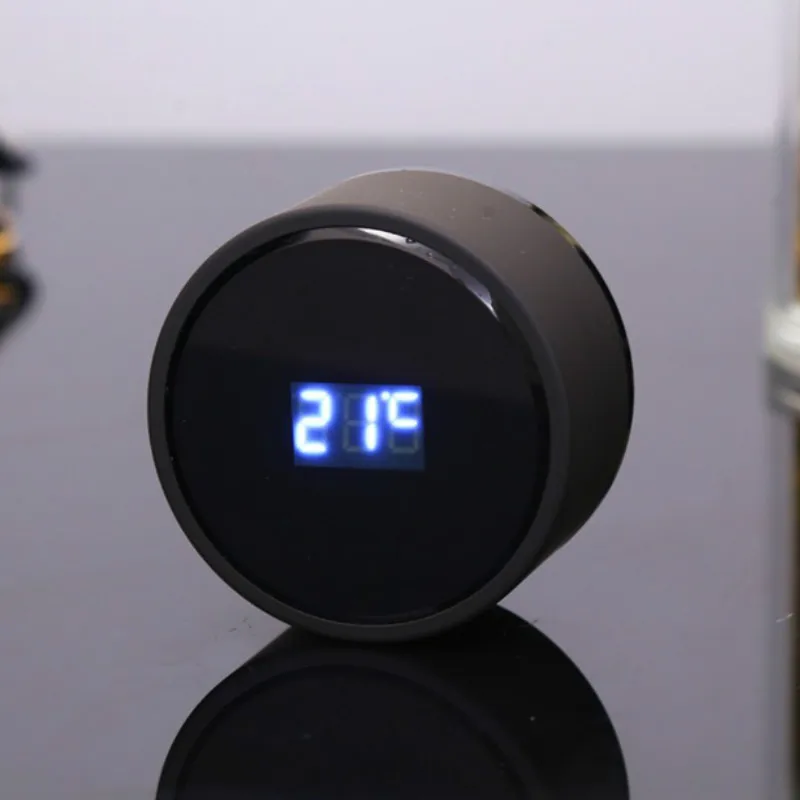 Креативная умная стеклянная бутылка для воды толстая двухслойная чашка с