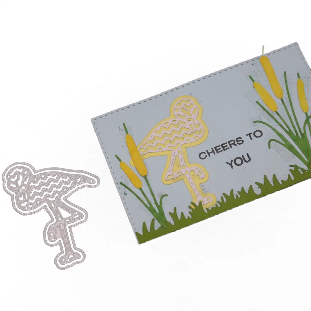 Пресс формы в виде птиц и журавлей металлическая форма животных для рукоделия