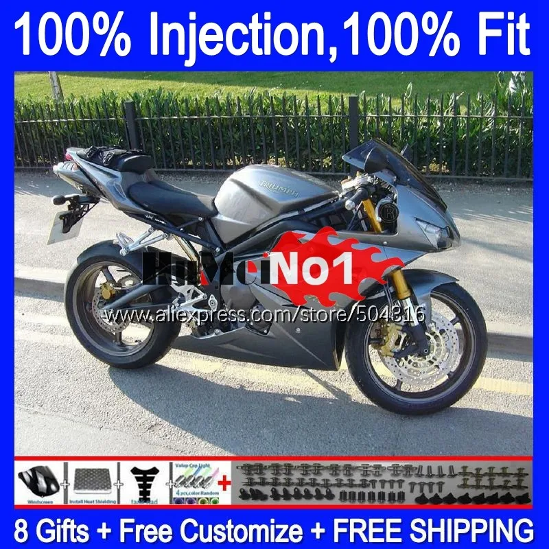 

OEM For Triumph Daytona675 2002 2003 2004 2005 2006 2007 2008 103MC.31 Daytona 675 02 03 04 05 06 07 08 silvery grey OEM Fairing