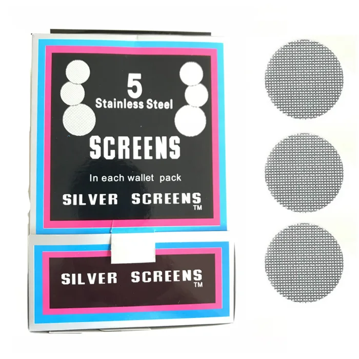 Фильтр для дымовой трубки сетчатый металлический фильтр сигарет труб 5 шт. в