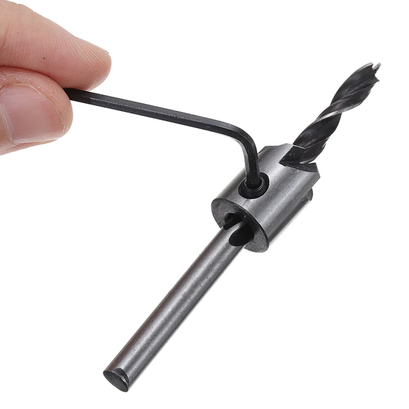4/7set Countersink Drill Bit 3-6mm/3-10mm Bits Set Reamer Screw Hinge Hole Saw Woodworking Chamfer 1/4 Hex Shank | Инструменты